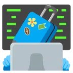 laptop + bagaż