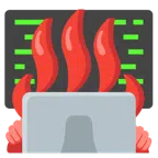 laptop + gorące źródła