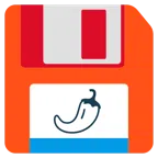 floppy disc + peperoncino