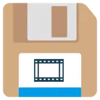 floppy disc + pellicola cinematografica