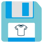 floppy disc + t-shirt