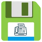 floppy disc + fax