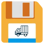 floppy disc + camion