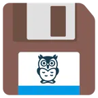 floppy disc + gufo
