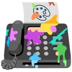 Faxgerät + Mischpalette