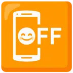 mobile phone off + smiling face with smiling eyes