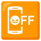 mobile phone off + confounded face