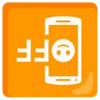 mobile phone off + upside-down face