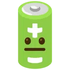 Batterie + neutrales Gesicht