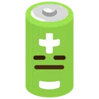 Batterie + ausdrucksloses Gesicht