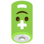 Batterie + umgekehrtes Gesicht