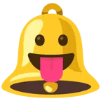 bell + face with tongue