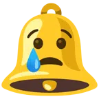 bell + crying face