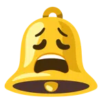 bell + weary face