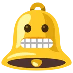 bell + grimacing face