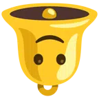 bell + upside-down face