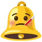 bell + face with thermometer