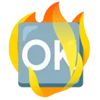 fuoco + pulsante OK