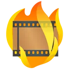 fuoco + pellicola cinematografica