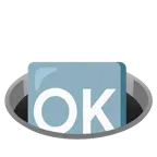 buco + pulsante OK