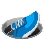 buco + scarpa sportiva
