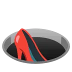buco + scarpa con il tacco