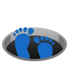 buco + impronta di piedi
