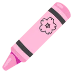 pastel boya + kiraz çiçeği