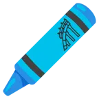 pastel boya + hız treni