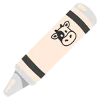 pastel boya + inek yüzü