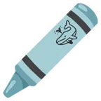 pastel boya + su püskürten balina
