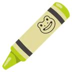 pastel boya + kurbağa
