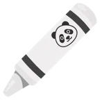 pastel boya + panda