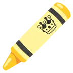 Wachsmalstift + Krone