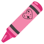 pastel boya + pırıldayan kalp