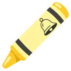 Wachsmalstift + Glocke