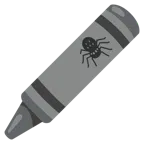 pastel boya + örümcek