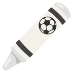 pastel boya + futbol topu