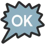 right anger bubble + OK button