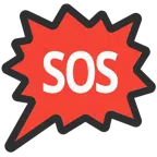 right anger bubble + SOS button