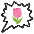 right anger bubble + tulip