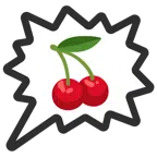 right anger bubble + cherries