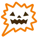 right anger bubble + jack-o-lantern