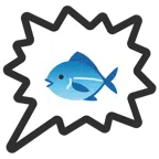 right anger bubble + fish