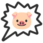 right anger bubble + pig face