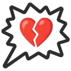 right anger bubble + broken heart