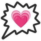right anger bubble + growing heart