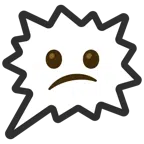 right anger bubble + confused face