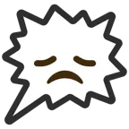 right anger bubble + disappointed face