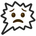right anger bubble + worried face